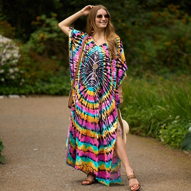 Easy Dry Beach Cover Up Robe Plage Vestido Playa Beach Pareo Swimsuit Cover Up Beachwear 2023 Bathing Suit Women Maxi Dress