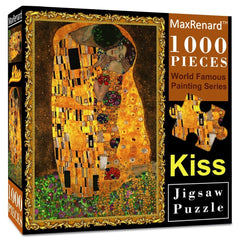 MaxRenard 1000 Pieces Jigsaw Puzzles Famous Paintings Van Gogh The Starry Night Family Game Gift Home Wall Decoration