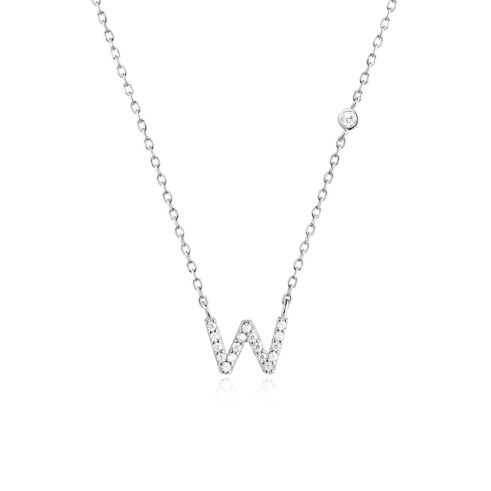 ANDYWEN 925 Sterling Silver Gold Small 26 Letters A- Z Zircon CZ Pendant Monogram Necklace Me 2020 Initial Alphabet M A Jewelry