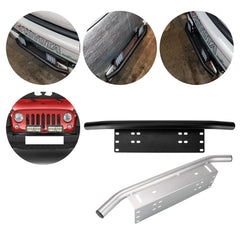 Led Light Bar Bracket License Plate Off Road LED Light Bar Frame Holder Log Light Mount Bracket Universal SUV