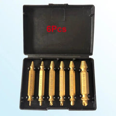 Broken Double Head Screw Extractor Sliding Thread And Broken Wire Remover 4341 Hexagon Drill Set Broken Wire Extractor