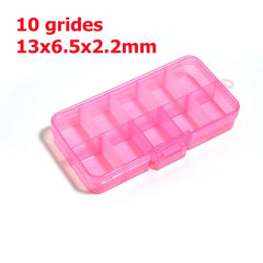 Plastic Jewelry Boxes Plastic Tool Box Adjustable Craft Organizer Storage Beads Bracelet Jewelry Boxes Packaging