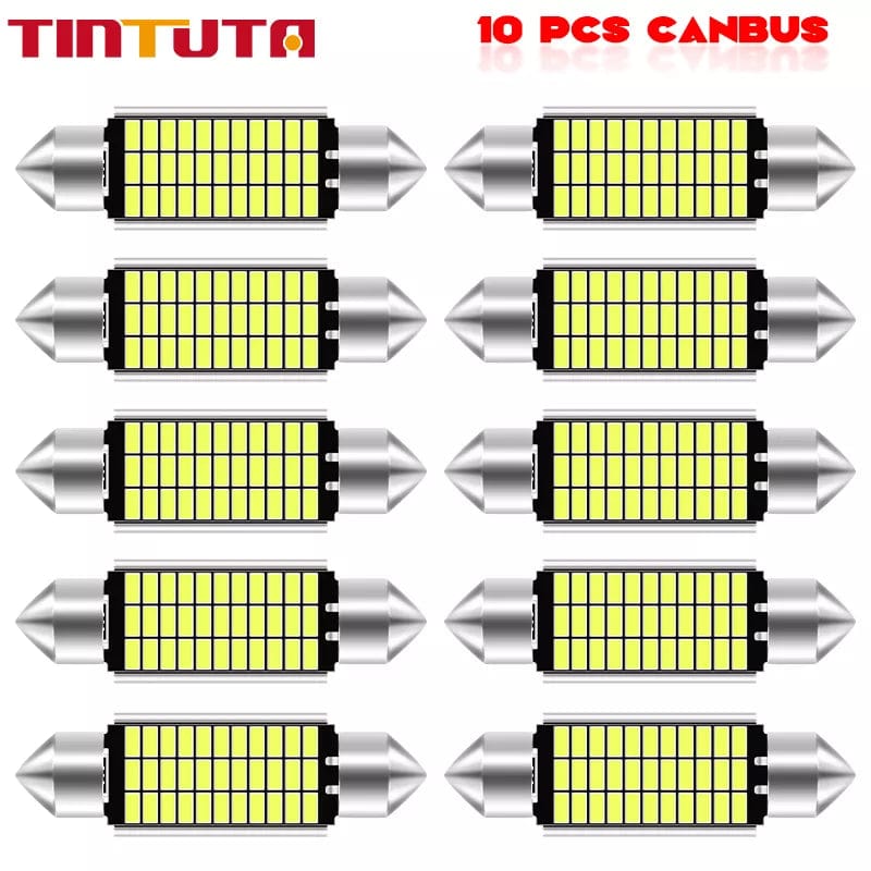 LED Bulb 31mm 36mm 39mm 41mm High Quality Super Bright C5W C10W Car License Plate Light Auto Interior Reading Dome Lamp