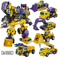 NBK Devastator G1 Transformation Combiner Action Figure Movie Model KO JINBAO Deformation Car Robot Scrapper Scavenger Kid Toys