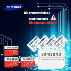 SAMSUNG Original Micro SD 32GB 64GB Memory Card C10 TF MicroSD Cards SDXC 128GB 256GB 512GB U3 4K For Phone Drone Camera