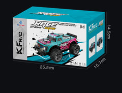 Model RC Car With LED Light 2WD Off-road Remote Control Climbing Vehicle Outdoor Cars Toy Gifts for Kids