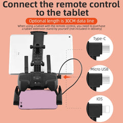 Data Cable OTG Remote Controller to Phone Tablet Connector USB TypeC IOS Extend for DJI Mavic MINI/2/3 Pro/SE/Pro/Air/Mavic 2/3