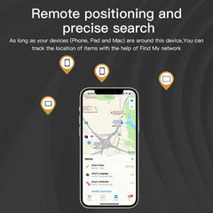 GPS Tracker bluetooth for Air Tag Replacement via Apple Find My to Locate Card Wallet Bike Keys Finder MFI Smart iTag