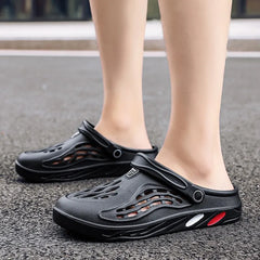 Men Sandals Light EVA Men's Casual Shoes Hole Shoes Clogs Lovers Home Garden Outdoor Male Beach Flat Slippers Big Size 49