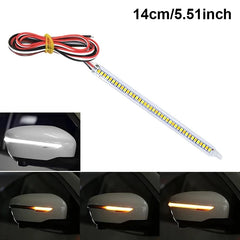 Car Mirror Indicator Lamp DRL Streamer Strip Flowing Turn Signal Lamp LED Car Light Source Turn Signals For Cars