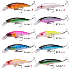 Laser Minnow Fishing Lure 11CM 13G pesca hooks fish wobbler tackle crank bait artificial japan hard bait swim bait