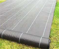 Weed Barrier Fabric Heavy Duty, Woven Weed Control Fabric, Non-Slip Outdoor Rubber Floor Mats, Weed Block Polyethylene Ground Co