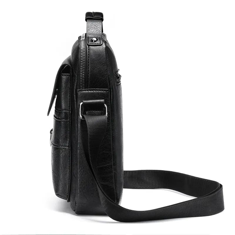 Men Shoulder Bag for 9.7" ipad Men PU Leather Flaps Men's Crossbody Bags Business Flap Male Solid Messenger Bag Travel Bag