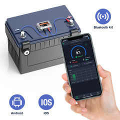 12V Battery Monitor Wireless Bluetooth Car Battery Health APP Monitoring Battery Tester Tools For Android IOS