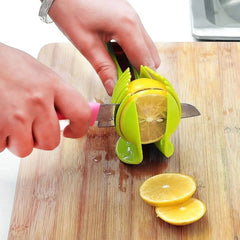 Tomato Cutting tool Steel Kitchen Handheld Orange Lemon Slicer  Clip Fruit Slicer Onion Slicer KitchenItem Cutter Accessorie