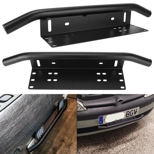 Led Light Bar Bracket License Plate Off Road LED Light Bar Frame Holder Log Light Mount Bracket Universal SUV