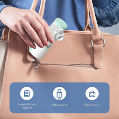 Nebuliser Humidifier Medical Silent Mesh Handheld Asthma Inhaler Atomiser Children Health Care Mini Portable