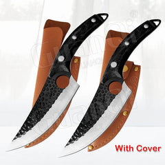 Fish Filleting Knife Stainless Steel Boning Knife Handmade Fishing Knife Kitchen Meat Cleaver Camping Cutter Chef Knives - Wowza