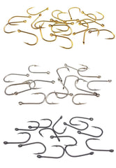 Fishing Hooks Set 100Pcs Box 10 Series High Carbon Steel Single Circle Fishing Hook Fly Fishing Jip Barbed Carp Hooks