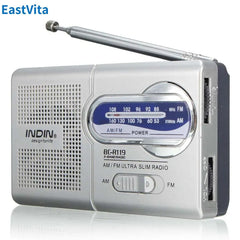 Radio AM FM Battery Operated Portable Radio Best Reception Longest Lasting For Emergency Hurricane Running Walking Home