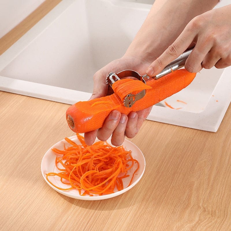 High Quality Stainless Steel Potato Cucumber Carrot Grater Julienne Peeler Vegetables Fruit Peeler Vegetable Slicer - Wowza