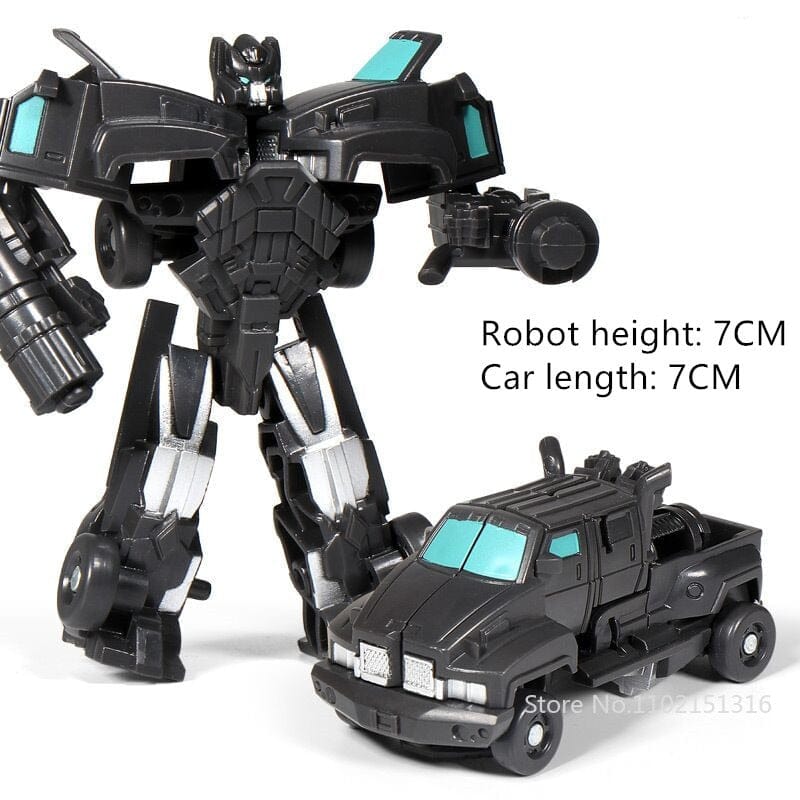 Mini Transformation Cars Kid Classic Robot Car Toys Action & Toy Figures Plastic Deformation Boys Gifts for Children