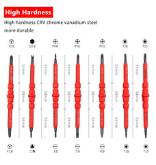 Electrician Screwdrivers Repair Tools Kit 13pcs 1000V Changeable Insulated  Set with Magnetic Slotted Phillips Pozidriv Torx Bits