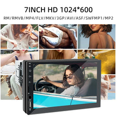 Car play Radio 1 DinAndroid Auto Multimedia Player HD 7‘’ Touch Screen FM AUX Input Bluetooth MirrorLink Universal