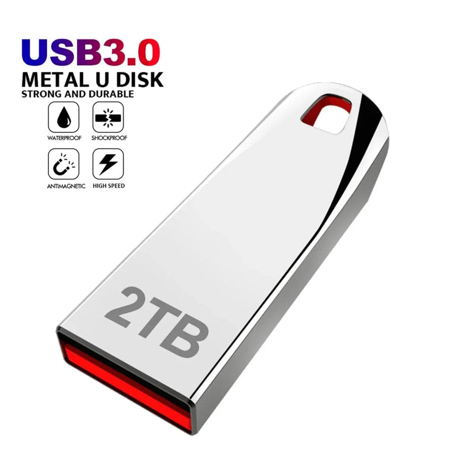 Metal Usb 3.0 Pen Drive 2TB Cle Usb Flash Drives 1TB High Speed Pendrive 512GB Portable SSD Memoria Usb Flash Disk Free Shipping