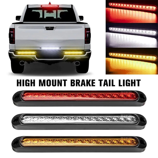Ultra-thin LED Tail Light 15 LED 24 V 12 V Truck Trailer Side Light Brake Light Red Yellow White For Pickup Truck Taillight