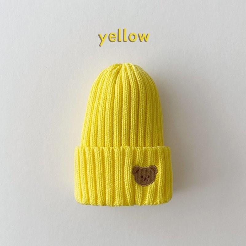 Soft Warm Baby Beanies Knitted Hats For Toddler Children Bear Embroidery Kids Boys Girls Autumn Winter Caps 11 Colors
