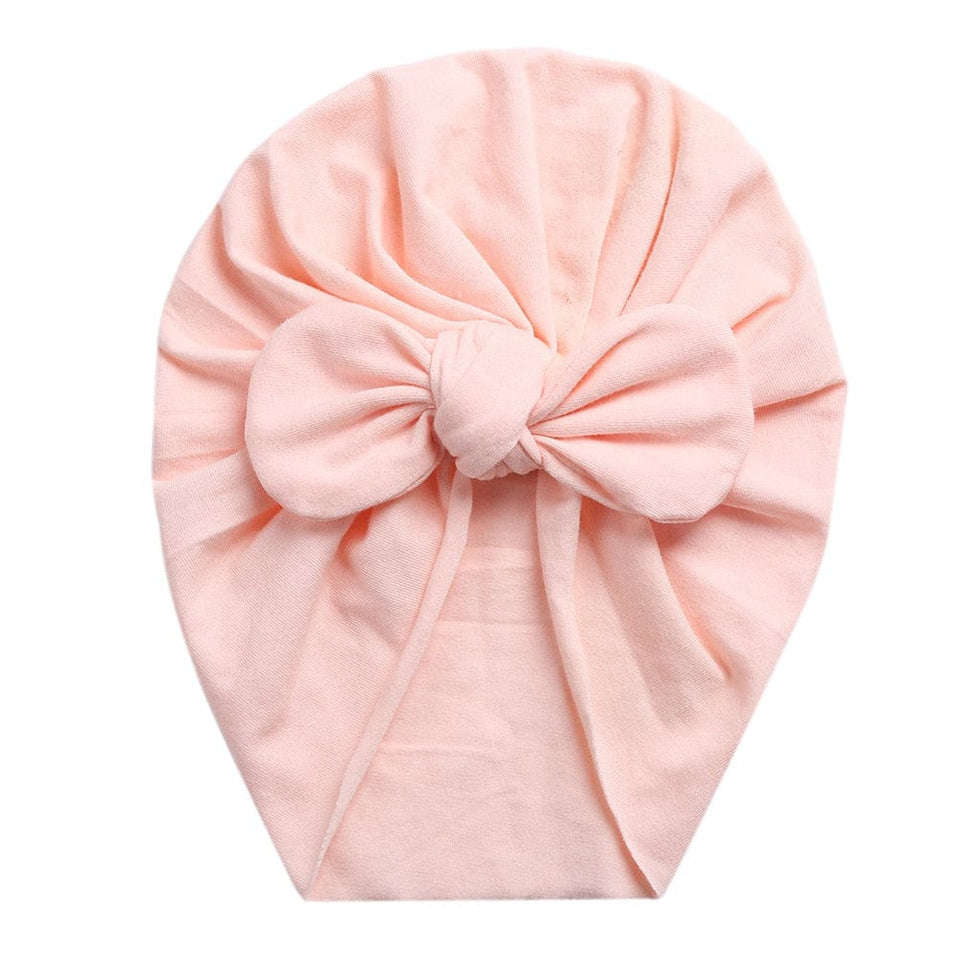 Rabbit Ears Knot Warm Indian Hat Baby Bandanas Turban Headband Girls Kids Hair Head Bands Accessories Headwrap Headdress