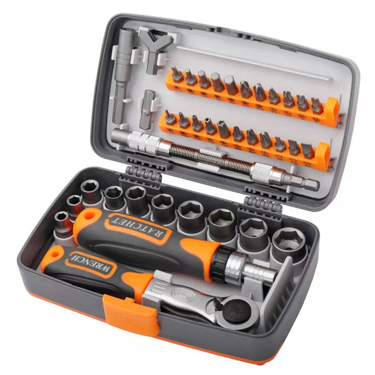 Ratchet Screwdriver Set Household Combination Toolbox Hardware Magnetic Screw Driver Kit Bits Torx Screwdrivers