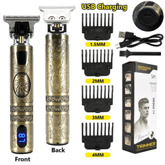 Electric Hair Clipper Hair Trimmer For Men Rechargeable Electric Shaver Beard Barber Hair Cutting Machine For Men Hair Cut