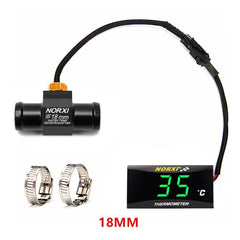 Motorcycle KOSO Water Temperature Mini Meter For XMAX250 300 NMAX CB 400 CB500X Sensor thermomete Temp gauges Scooter Racing