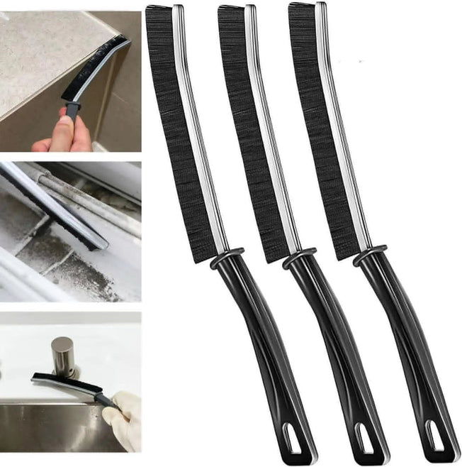 Household Gap Cleaning Brush Durable Grout Hard Bristle Long Handle Cleaner Brush for Tile Joints Dead Angle Shower Floor Lines