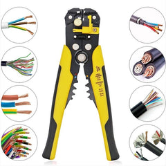 Wire Crimper Cable Cutter Automatic Wire Stripper Multifunctional Stripping Tools Crimping Pliers Terminal 10-24 AWG