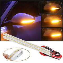 Car Mirror Indicator Lamp DRL Streamer Strip Flowing Turn Signal Lamp LED Car Light Source Turn Signals For Cars