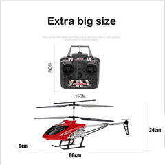 Rc Helicopter With Remote Control Extra Durable Big Plane Toy For Kids Drone Model Outdoor 3.5CH 80cm Aircraft Large Helicoptero