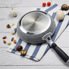 Stone Frying Wok Pan Non-stick Ceramic Pot Induction Fryer Steak Cooking Gas Stove Skillet Cookware Tool for Kitchen Set