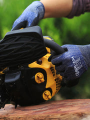 Cut-Resistant Gloves, Firm Non-Slip Grip, Heavy Duty Work, Durable & Breathable Nitrile Foam Coated, Touchscreen