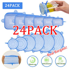 Silicone Cover Fresh-keeping Stretch Lid Reusable Airtight Cap Wrap Kitchen Accessories Refrigerator Storage