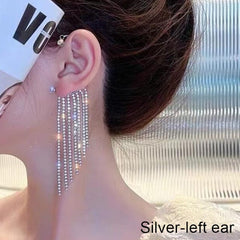 Shining Zircon Butterfly Ear Cuff Earrings for Women Girls Fashion 1pc Non Piercing Ear Clip Ear-hook Party Wedding Jewelry Gift