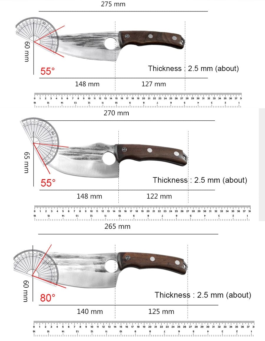 Fish Filleting Knife Stainless Steel Boning Knife Handmade Fishing Knife Kitchen Meat Cleaver Camping Cutter Chef Knives - Wowza