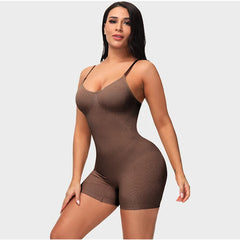 Open Crotch Bodysuit Shape wear Jumpsuit Body Shaper Compress Tummy Control Shapers Spandex Elastic Shape Seamless Smooth