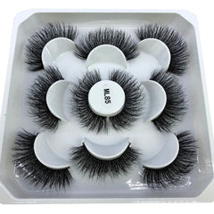 2023 New 5 pairs natural false eyelashes fake lashes long makeup 3d mink lashes eyelash extension mink eyelashes short eyelashes