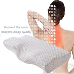 Cervical Spine Orthopaedic Turtle Neck Pillow for Cervical Spine Correction Slow Rebound Memory Foam Pillow To Relieve Neck Pain