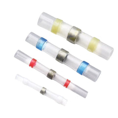 Wire Connectors Heat Shrink Solder Butt Insulated Connectors Solder Connector Kit Automotive Marine