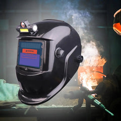 Welding Mask Solar Manual Dimming Welding Helmet Head Mounted with Headlights Solar Powered