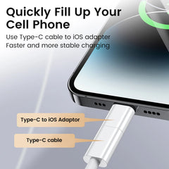 USB C Adapter for iPhone Lightning Male To Type c Adapter Female Fast Charging Converter USB Type C Male Adaptador for Ios iPad